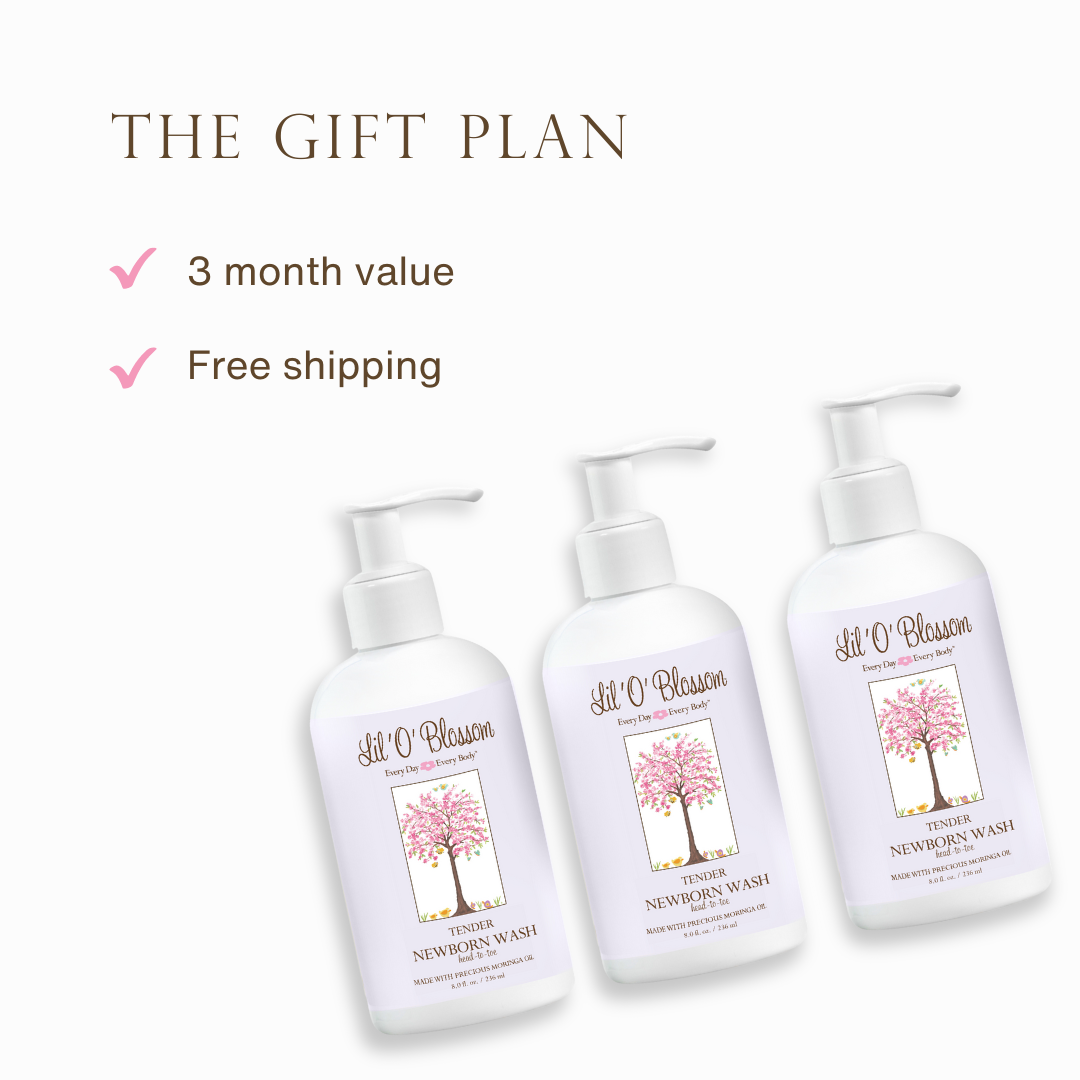 TENDER NEWBORN WASH- "3-6-9 Month Gift Plan"
