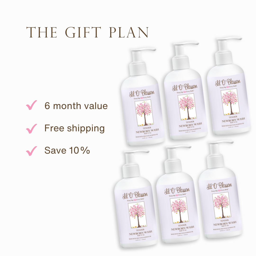 TENDER NEWBORN WASH- "3-6-9 Month Gift Plan"