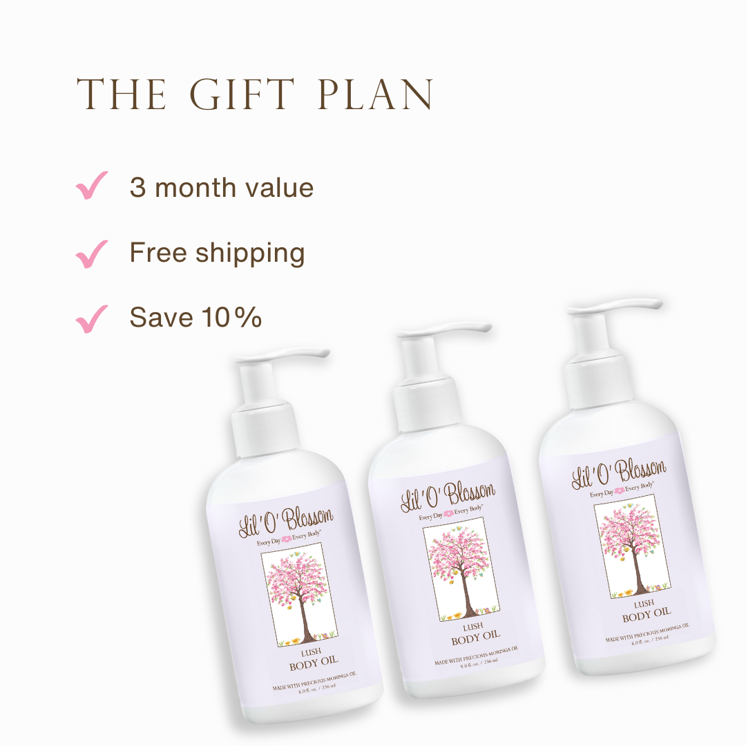 LUSH BODY OIL - "3-6-9 Month Gift Plan"