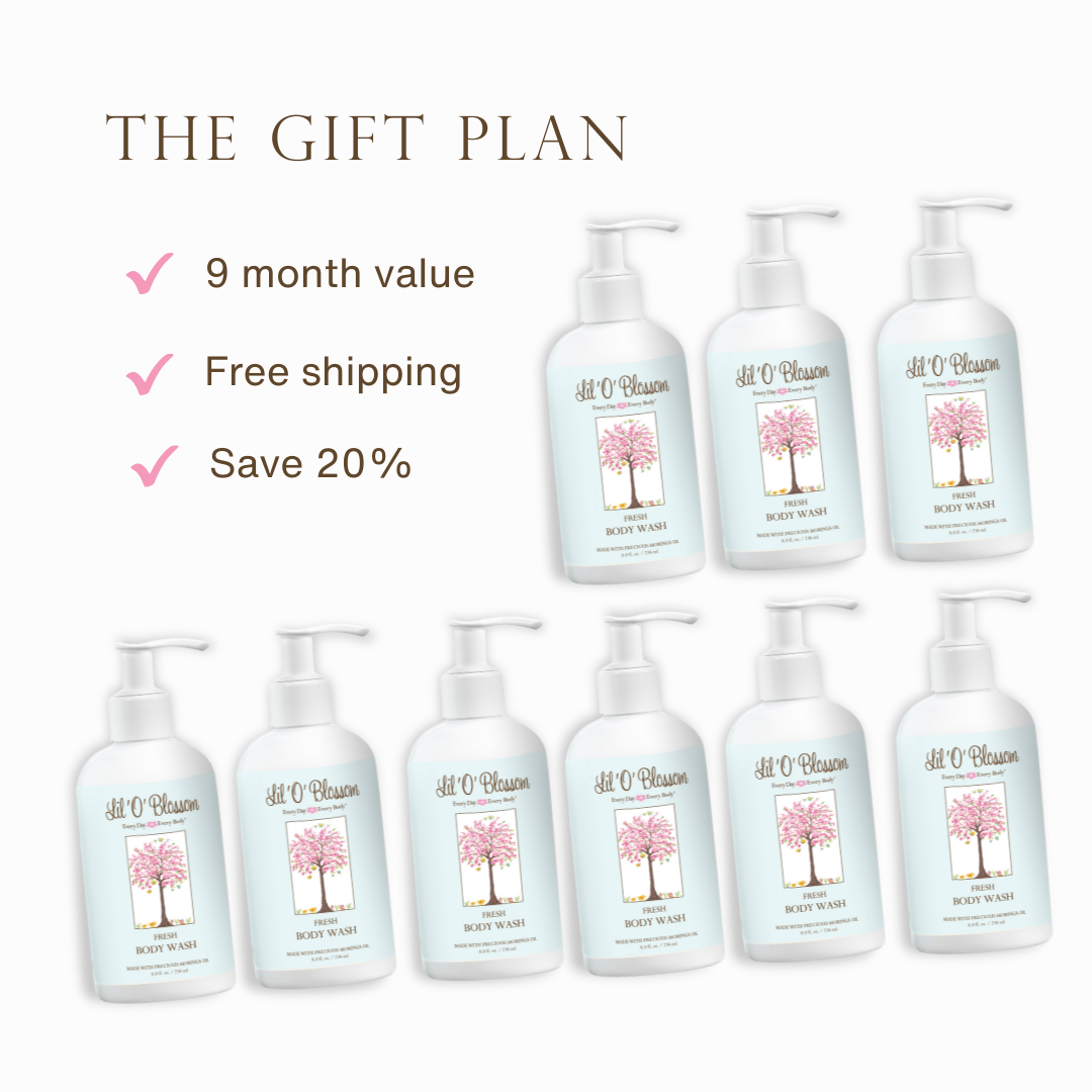 FRESH BODY WASH- "3-6-9 Month Gift Plan"