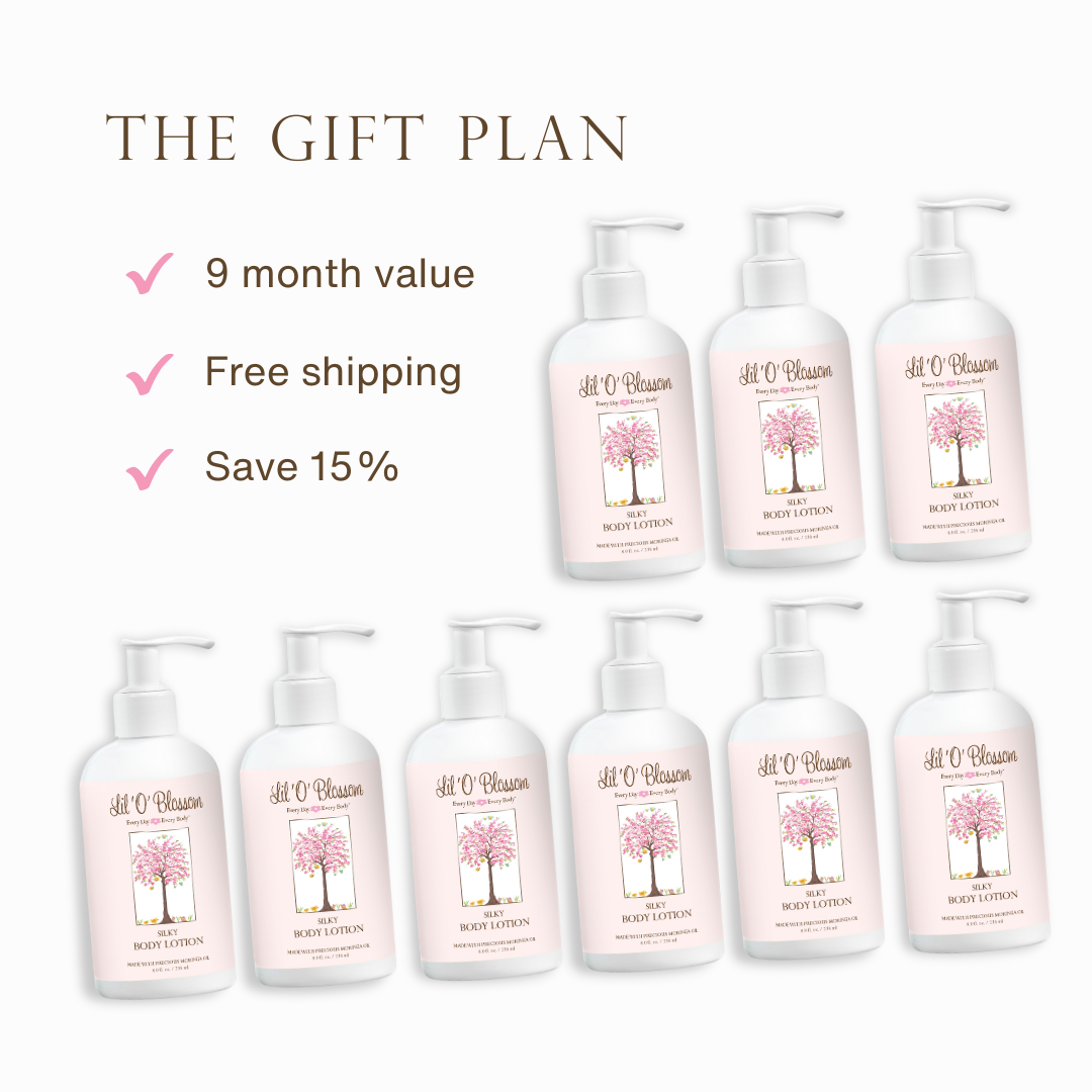 SILKY BODY LOTION- "3-6-9 Month Gift Plan"
