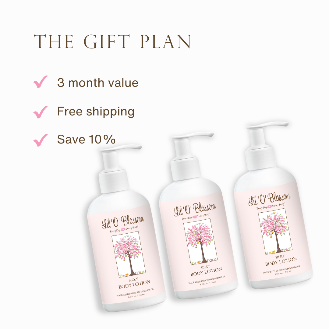 SILKY BODY LOTION- &quot;3-6-9 Month Gift Plan&quot;