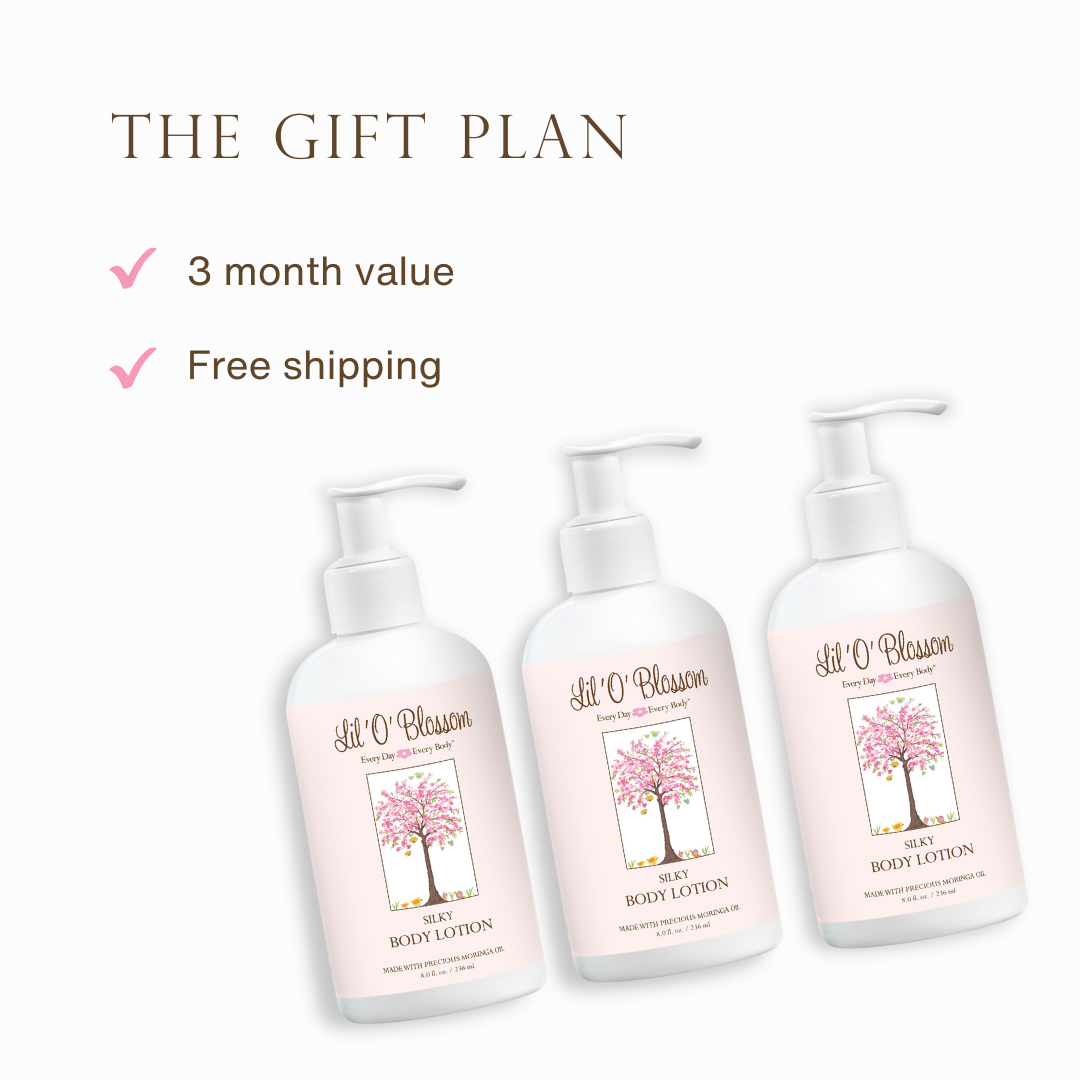 SILKY BODY LOTION- &quot;3-6-9 Month Gift Plan&quot;