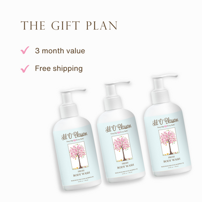 FRESH BODY WASH- &quot;3-6-9 Month Gift Plan&quot;