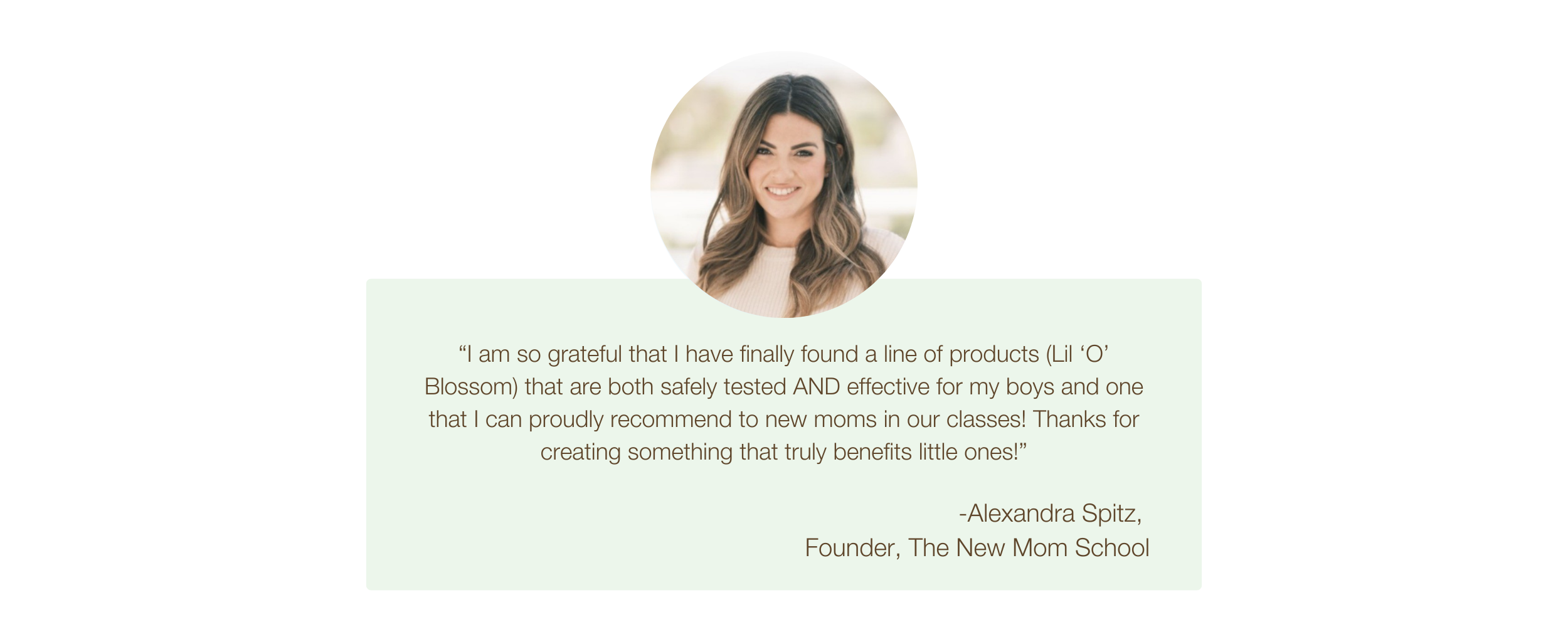 Alexandra Spitz Testimonial