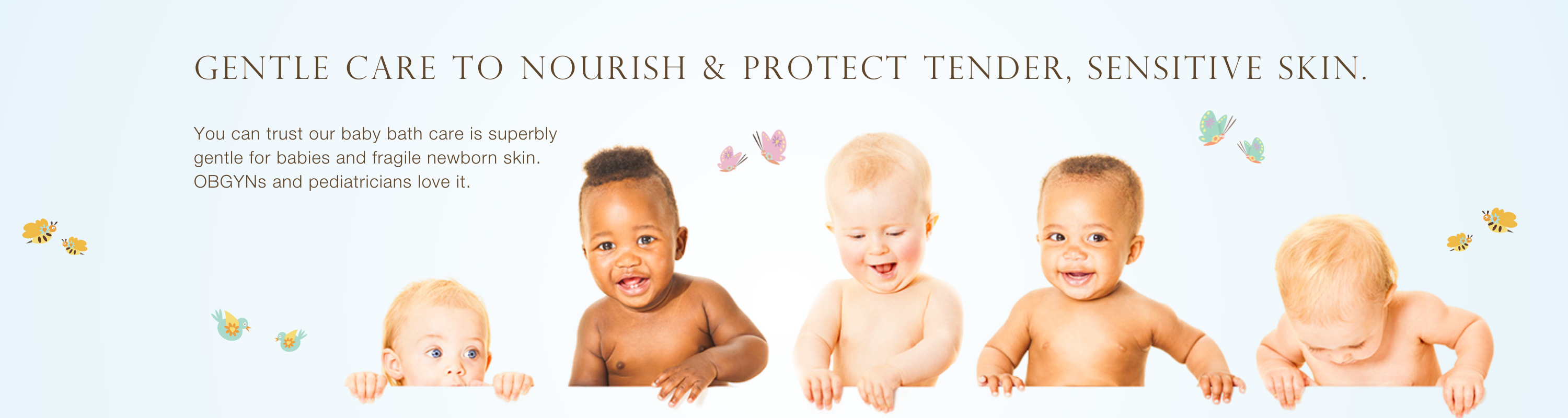 newborn and baby banner