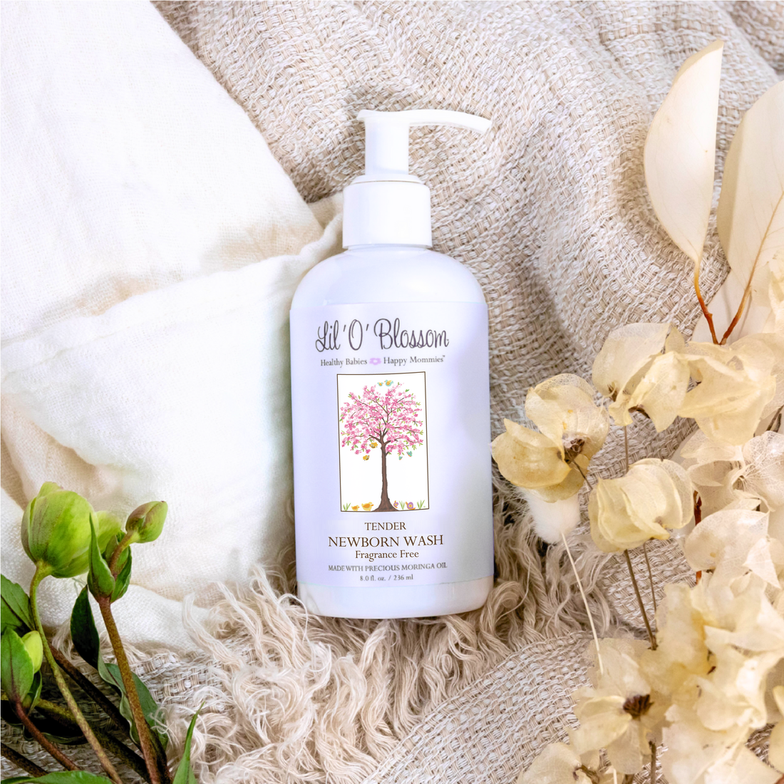 TENDER NEWBORN WASH FRAGRANCE FREE